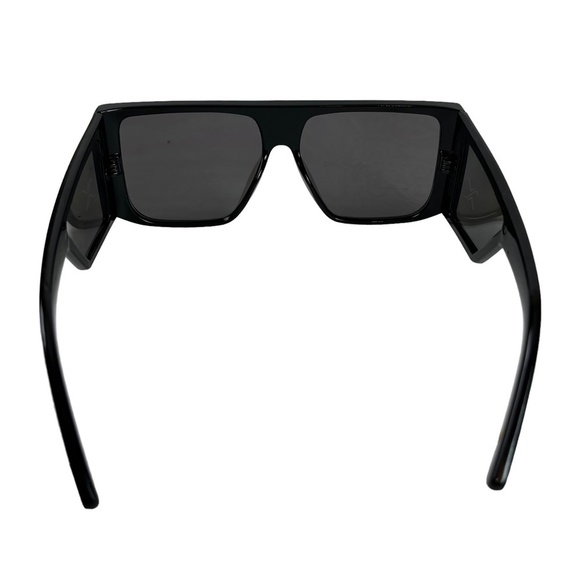 SUNGLASSES SUNGLASSES SHADES Brow Bar Black Plastic Frames Beach Vacation Summer - Picture 8 of 16